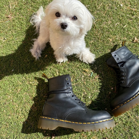 Dr Martens RARE 1460 PLATFORM BEX SOLE  MIE boots - Picture 3 of 16